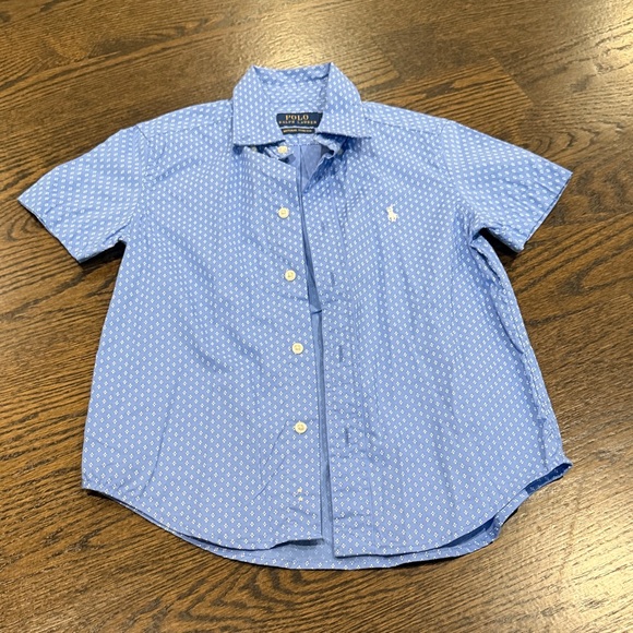Ralph Lauren Light Blue Patterned Casual Shirt - Picture 2 of 4